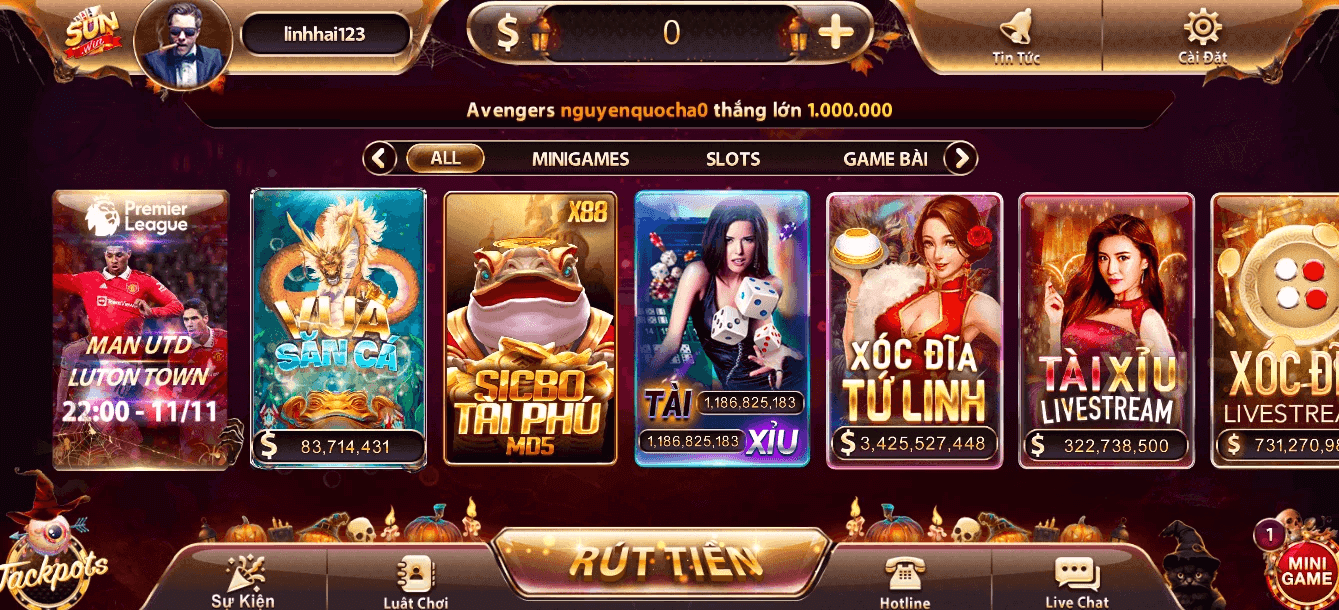 Kho game ZOWIN20 chất lượng